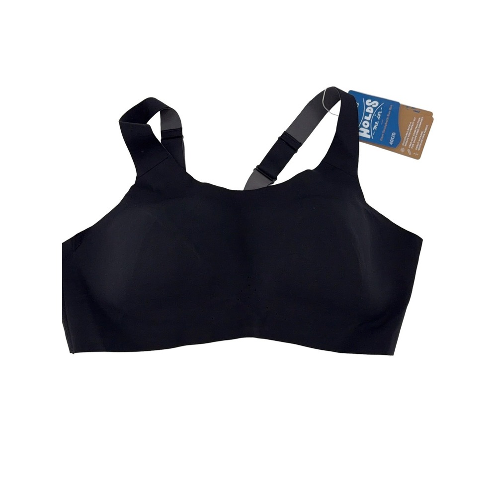 Brooks Dare Scoopback Run Bra 350077 Women's 40C/D Black High Impact